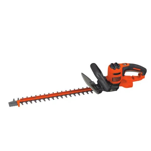 Black+Decker 20 in. 3.8 Amp Corded Electric Hedge Trimmer with Sawblade Feature