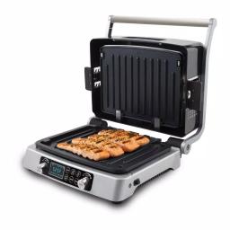 NuWave Jubilee Double Indoor Grill, 1800W Stainless Steel Smokeless Countertop Grill with Drip Tray thumbnail 2
