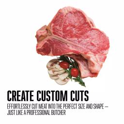 Weston 22 in. Stainless Steel Butcher Meat Saw with Trigger Lock thumbnail 5