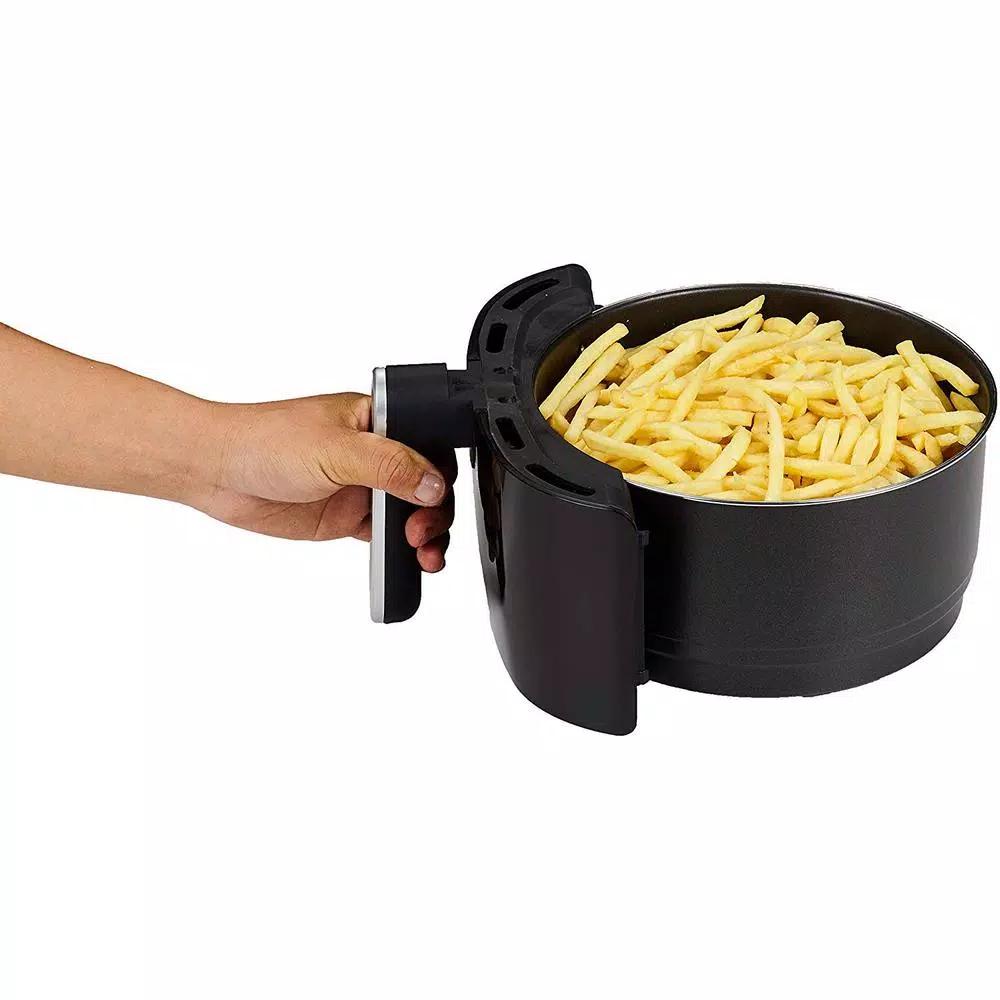 GoWISE USA 5 Qt. Air Fryer with Duo Touchscreen Display, 8 Presets, 1500W, Black