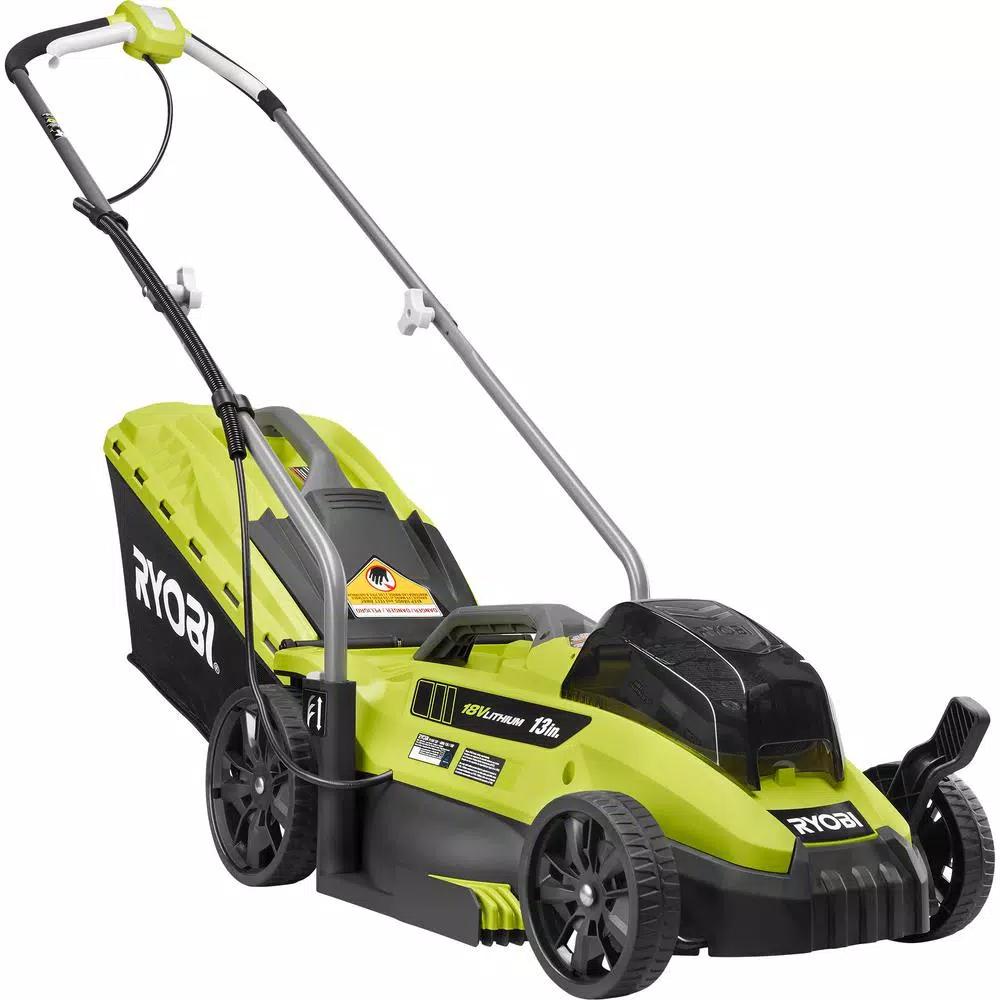 RYOBI ONE+ 18V Lithium-Ion 5-Tool Lawn and Garden Kit (Mower, Blower, Chainsaw, Hedge Trimmer, String Trimmer)