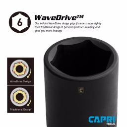 Capri Tools 30 mm 6-Point Metric Deep Impact Socket, 1/2 in. Drive thumbnail 2