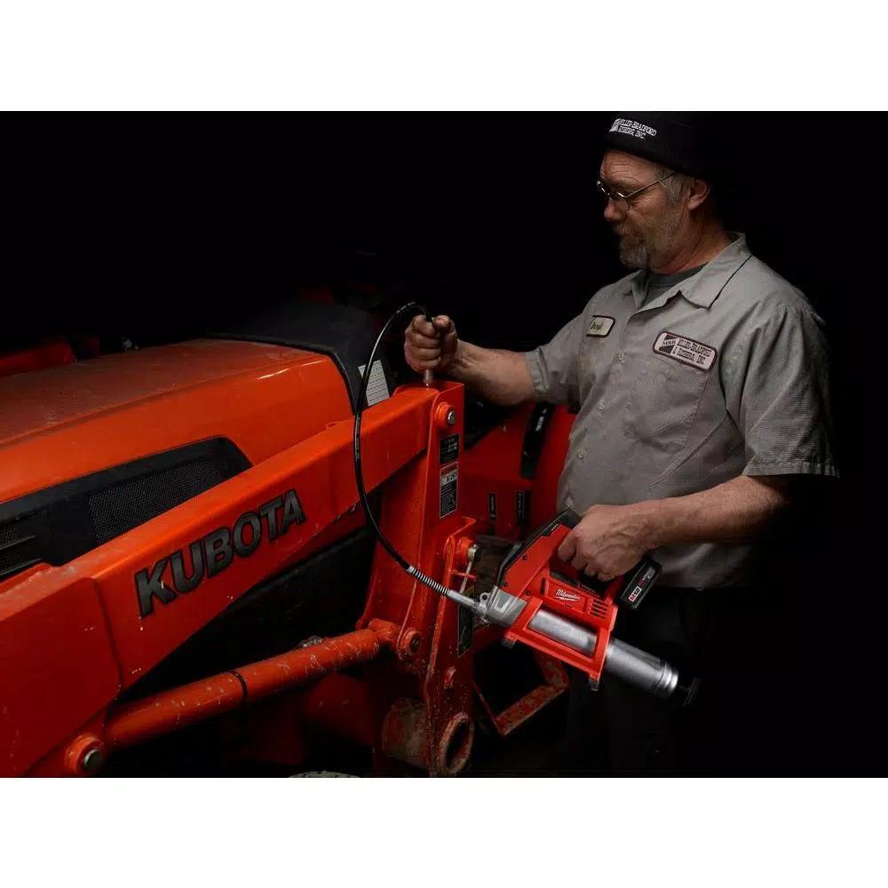 Milwaukee M12 12V Lithium-Ion Cordless Grease Gun Kit with M12 Multi-Tool