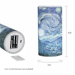 Lavish Home Starry Night LED Flameless Candle with Remote, Vanilla Scented thumbnail 2
