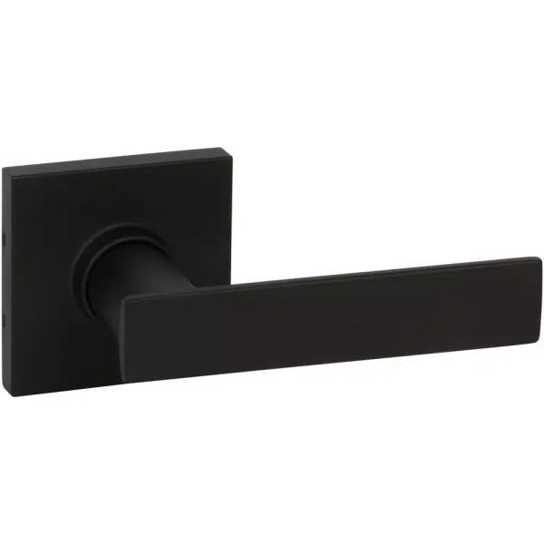 Delaney HK Series Modern Straight Single Dummy Door Lever, Black
