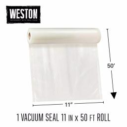 Weston Heavy Duty Vacuum Sealer Bag Roll, 11 in. x 50 ft., 3.0 Mil Two-Ply, BPA Free thumbnail 2