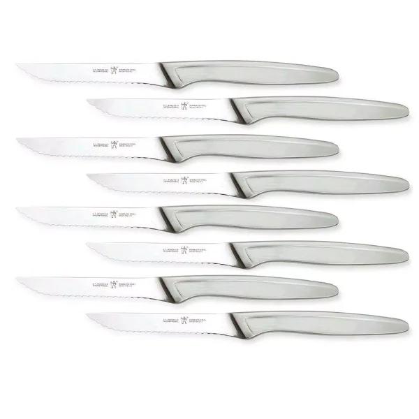 Henckels J.A. Henckels International 8-Piece Stainless Steel Serrated Steak Knife Set