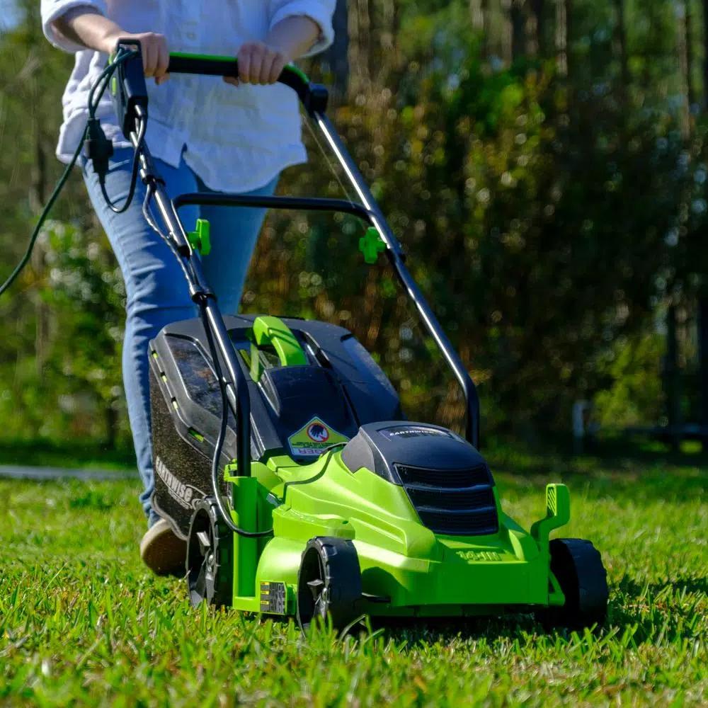 Earthwise 14 in. 11 Amp Corded Electric Walk Behind Push Lawn Mower
