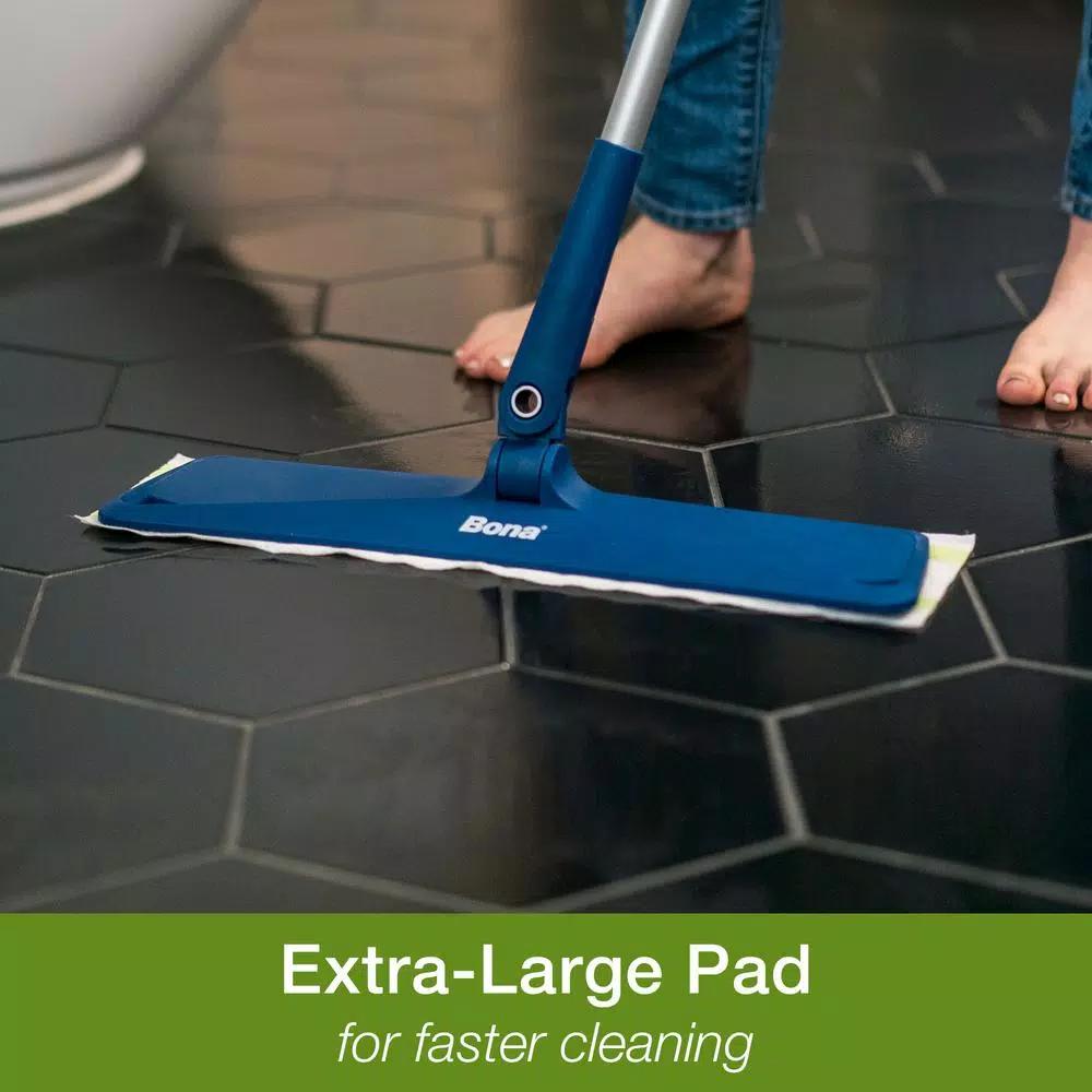Bona Disposable Wet Cleaning Pads for Hard-Surface Floors, 12-Pack