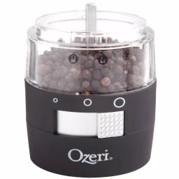 Ozeri Savore Soft Touch Electric Pepper Mill and Grinder, Adjustable Ceramic Mechanism, Black thumbnail 4