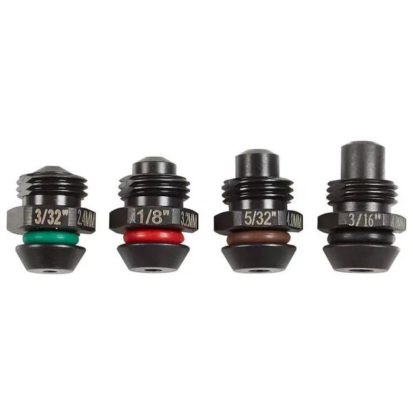 Milwaukee M12 Rivet Tool Mandrel Retention Nose Pieces, 4-Pack