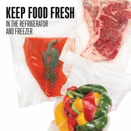 Weston 11 x 16 in. Heavy Duty Vacuum Sealer Bags, 3.0 Mil Thick, 100-Pack thumbnail 4
