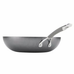 Circulon Elementum 12-Inch Hard-Anodized Nonstick Stir Fry Wok, Oyster Gray thumbnail 4