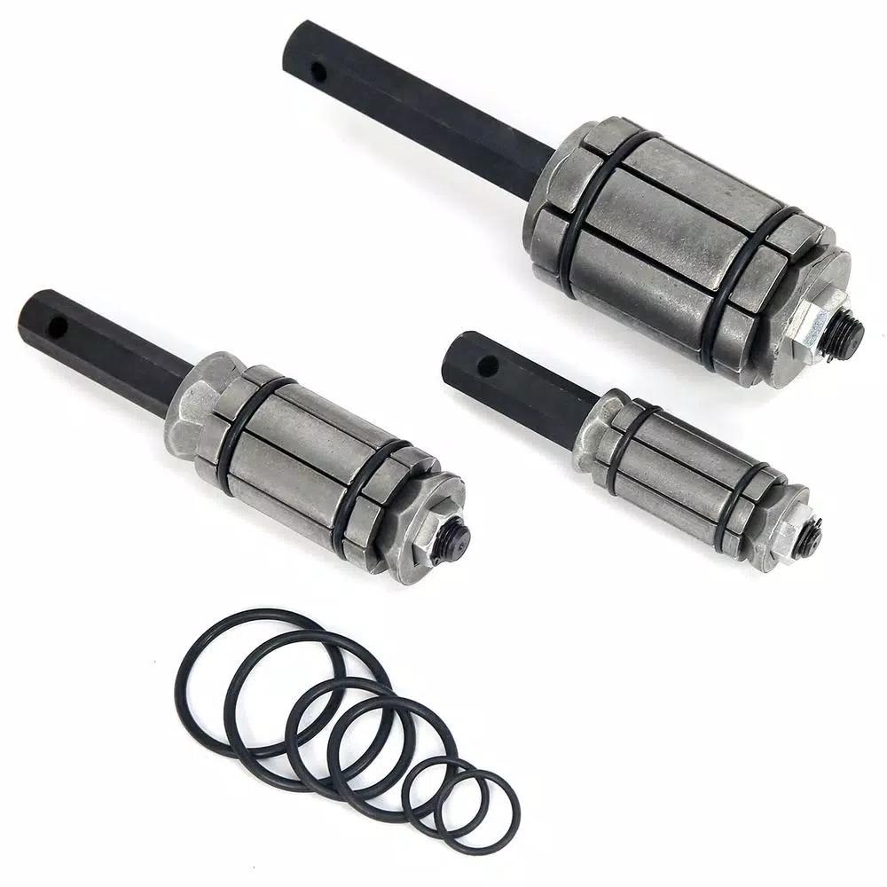 Stark 3-Piece Universal Auto Exhaust Muffler Tail Pipe Expander Tool Set with Carrying Case