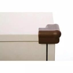 Dreambaby Foam Corner Cushions, Brown, 4-Pack thumbnail 2