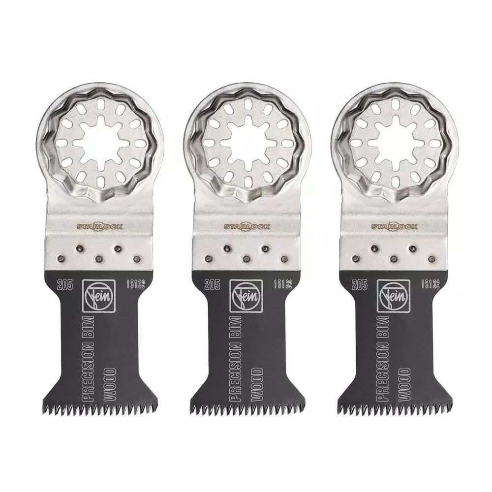 FEIN Starlock Precision E-Cut 205 Bi-Metal Saw Blade, 1-3/8 in. (3-Pack)
