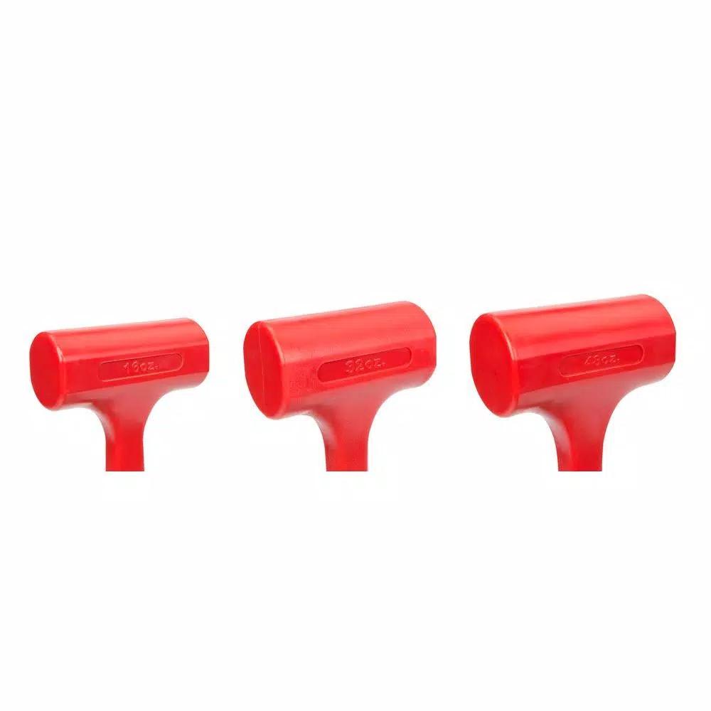 TEKTON 3-Piece Dead Blow Hammer Set, Non-Marring Mallets