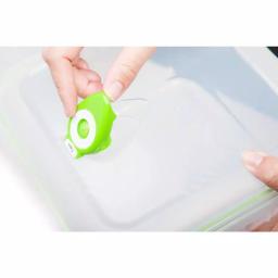 Ozeri INSTAVAC Green Earth 8-Piece Food Storage Container Set with Vacuum Seal and Locking Lids thumbnail 2