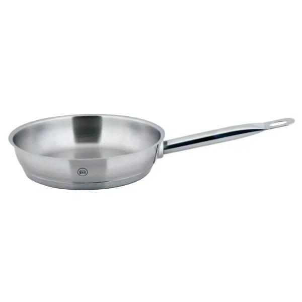 1829 Carl Schmidt Sohn PRO-X 8 in. Satin Stainless Steel Skillet with Aluminum Encapsulated Base