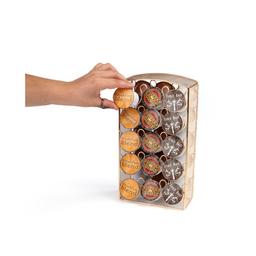 Mind Reader Rose Gold Mesh K-Cup Storage Rack - 30 Capacity Coffee Pod Carousel for Keurig thumbnail 6