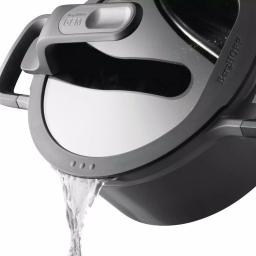 BergHOFF GEM Stay Cool 3.5 qt. Cast Aluminum Nonstick Saute Pan with Glass Lid, Gray thumbnail 2