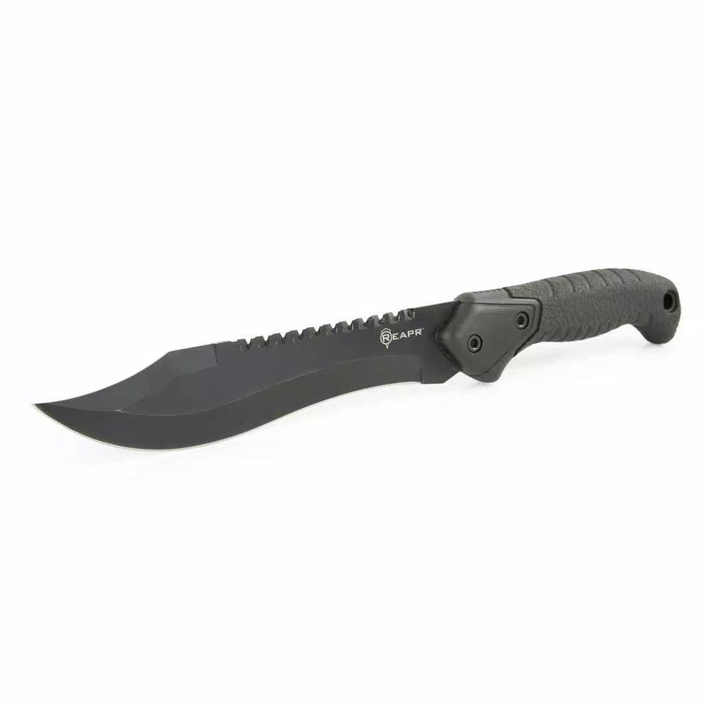 Sheffield REAPR TAC Bowie Knife with 7 in. 420 Stainless Steel Blade and TPR Handle