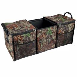 GigaTent 3-Compartment Collapsible Cooler & Trunk Organizer for SUV, Truck, and Auto - Camo thumbnail 1