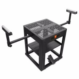 WEN Multi-Purpose Rolling Planer and Miter Saw Tool Stand with Extension Rollers thumbnail 2