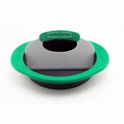 BergHOFF Perfect Slice Round Cake Pan with Silicone Sleeve and Slicing Tool - Carbon Steel thumbnail 1