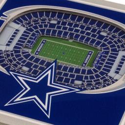YouTheFan NFL Dallas Cowboys StadiumViews 3D Acrylic Coasters, 2-Pack thumbnail 3