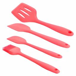MegaChef 12-Piece Red Silicone Kitchen Utensil Set thumbnail 4