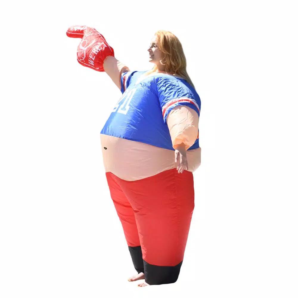 ALEKO'S Inflatable #1 Sports Fan Pot Belly Halloween Costume for Adults