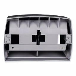 Scott Essential Coreless Double Roll Bathroom Tissue Dispenser, Smoke Gray thumbnail 2