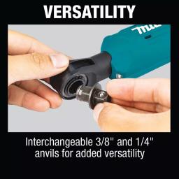 Makita 12V MAX CXT Cordless 3/8 in. and 1/4 in. Sq. Drive Ratchet, Tool Only thumbnail 6