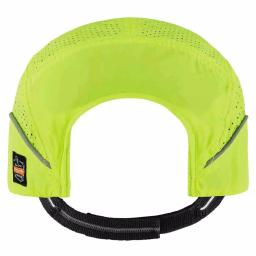 Ergodyne Skullerz 8955 Lightweight Lime Green Vented Bump Cap with Short Brim thumbnail 4