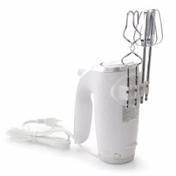 Better Chef 150-Watt 5-Speed Hand Mixer with Stainless Steel Beaters and Dough Hooks, White thumbnail 4
