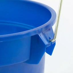 TAFCO PRODUCTS Tafco 3.5 Gal. Blue Round Utility ECO Bucket, 14 Qt. Heavy-Duty Commercial Grade Made from 100% Recycled Water Bottles thumbnail 6