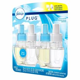 Febreze Plug-In Air Freshener Refill, Linen and Sky Dual Scented Oil, 2-Pack thumbnail 3