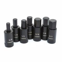 Husky 1/2 in. Drive Impact Bit Socket Set, Torx and SAE/Metric Hex, 21-Piece thumbnail 1