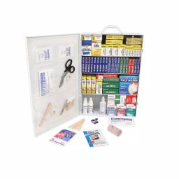 Rapid Care 1500-Piece 4-Shelf First Aid Cabinet - ANSI 2015 Class A+ OSHA Compliant thumbnail 1