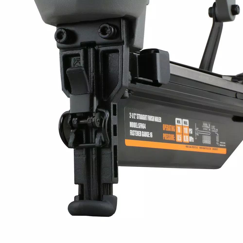 NuMax SFN64 16-Gauge 2-1/2 in. Pneumatic Straight Finish Nailer