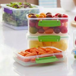 Rubbermaid Sistema KLIP IT Accents Collection 28-Piece Green Food Storage Container Set thumbnail 3