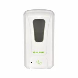 Alpine Industries 1200ml Automatic Hand Sanitizer Dispenser with Floor Stand, White thumbnail 4