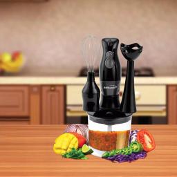 Brentwood Appliances 2-Speed White Handheld Immersion Mixer and Food Processor with Balloon Whisk thumbnail 8