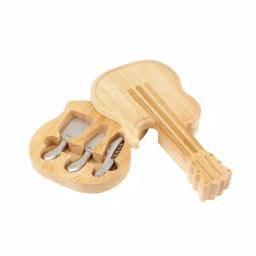 Legacy Picnic Time Guitar Cheese Board and Tool Set with Bamboo Inlays thumbnail 3