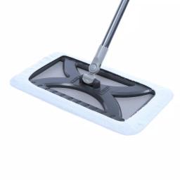 Quickie Professional Hardwood Floor Flat Mop with 48 in. Steel Handle and Terry Cloth Mitt thumbnail 2