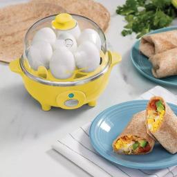 Maximatic 7-Egg Automatic Easy Egg Cooker with Poaching Tray - Yellow thumbnail 2