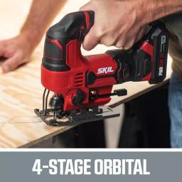 SKIL 20V PWRCORE Cordless Jigsaw Kit with 2.0 Ah Battery and Charger thumbnail 5