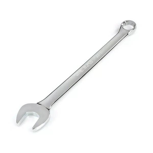 TEKTON 33 mm Combination Wrench, 12-Point Box End, Chrome Vanadium Steel