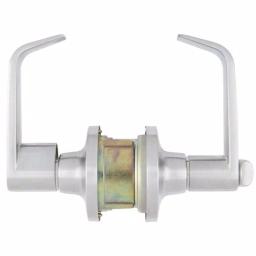 Universal Hardware Commercial Satin Chrome Keyed Entry Door Lever, ANSI Grade 2, 2-3/4 in. thumbnail 3